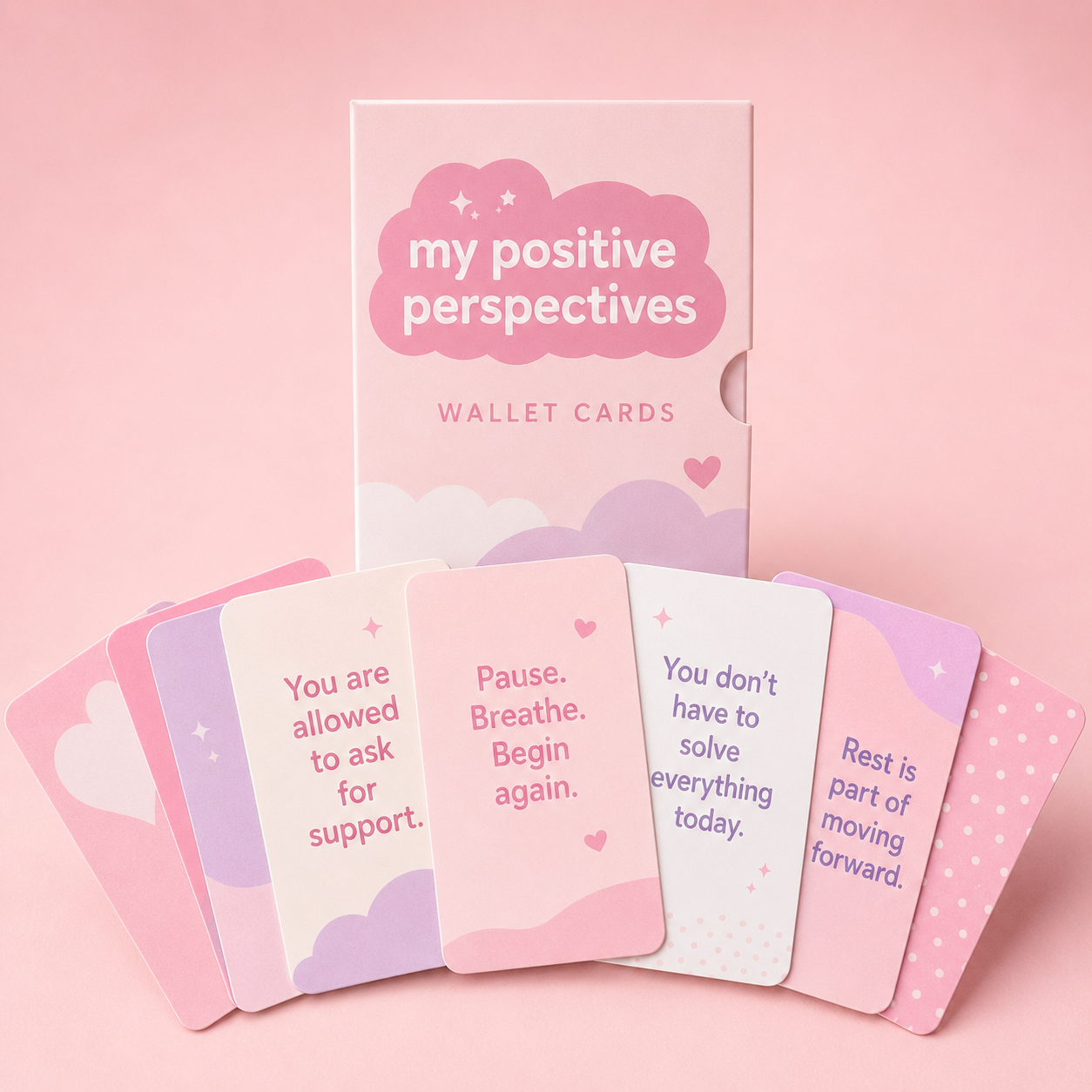 Positive Perspectives Wallet Cards – Pocket Support Set