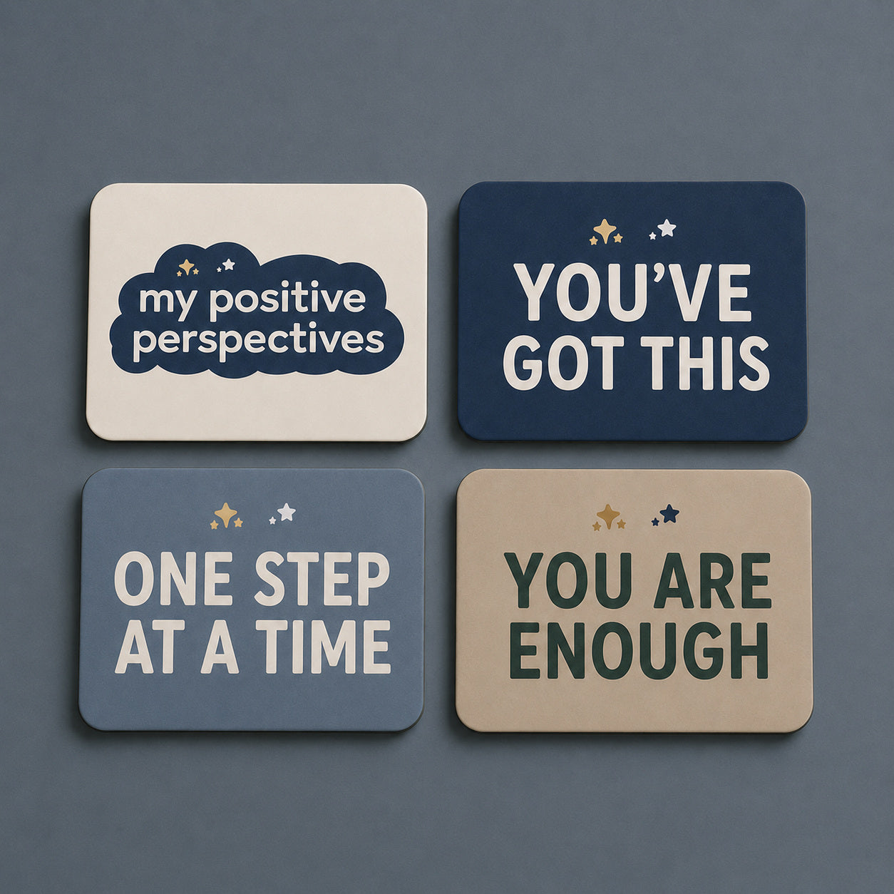 Magnetic Encouragement Cards – Set of 4