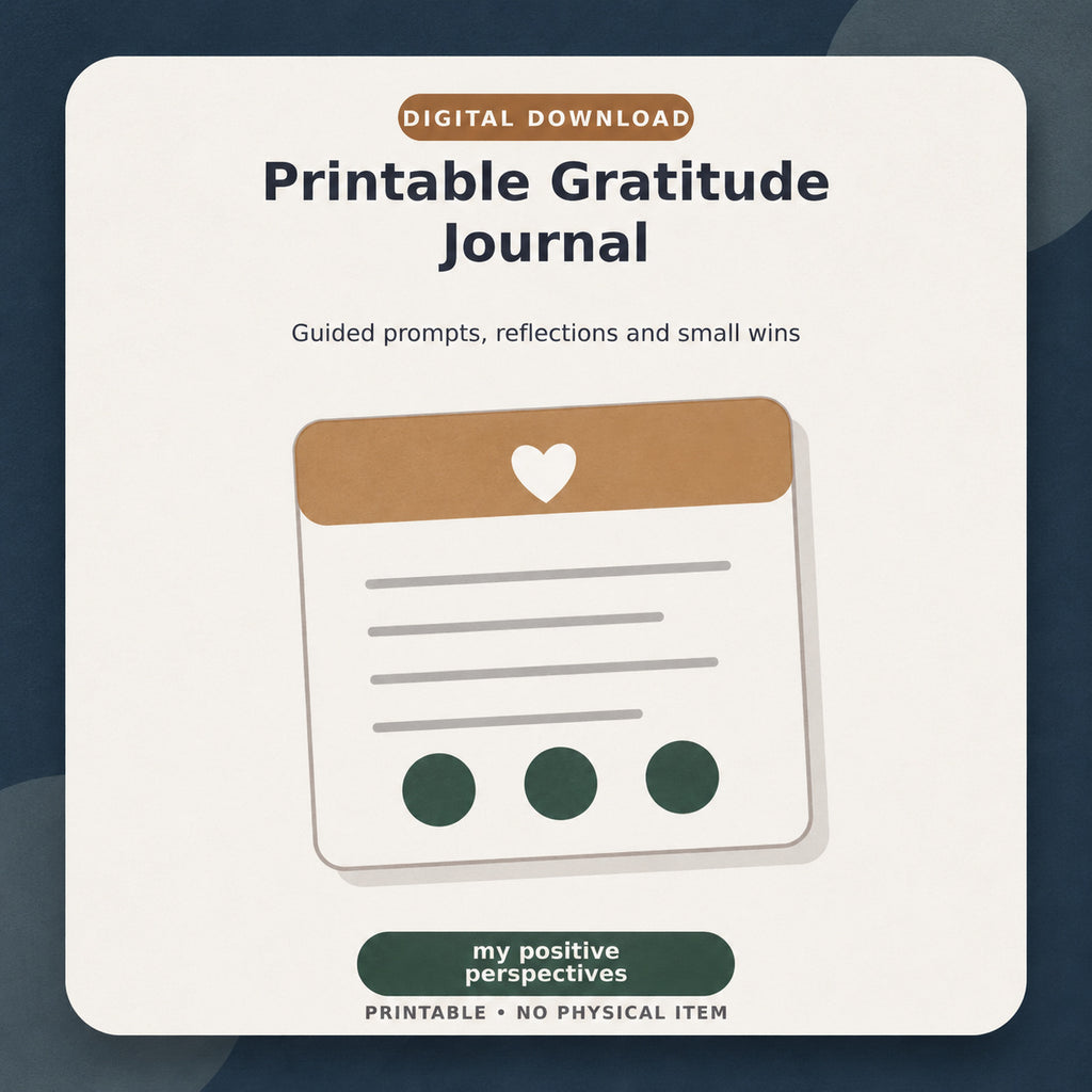 Printable Gratitude Journal – Digital Download