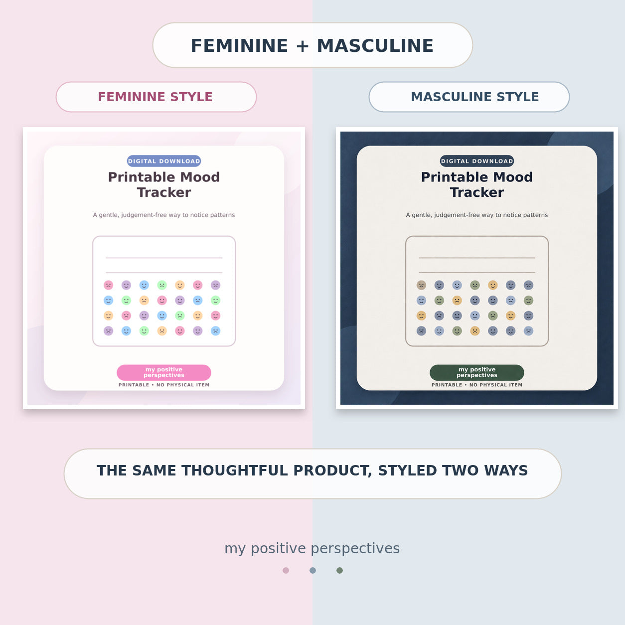 Printable Mood Tracker – Digital Download