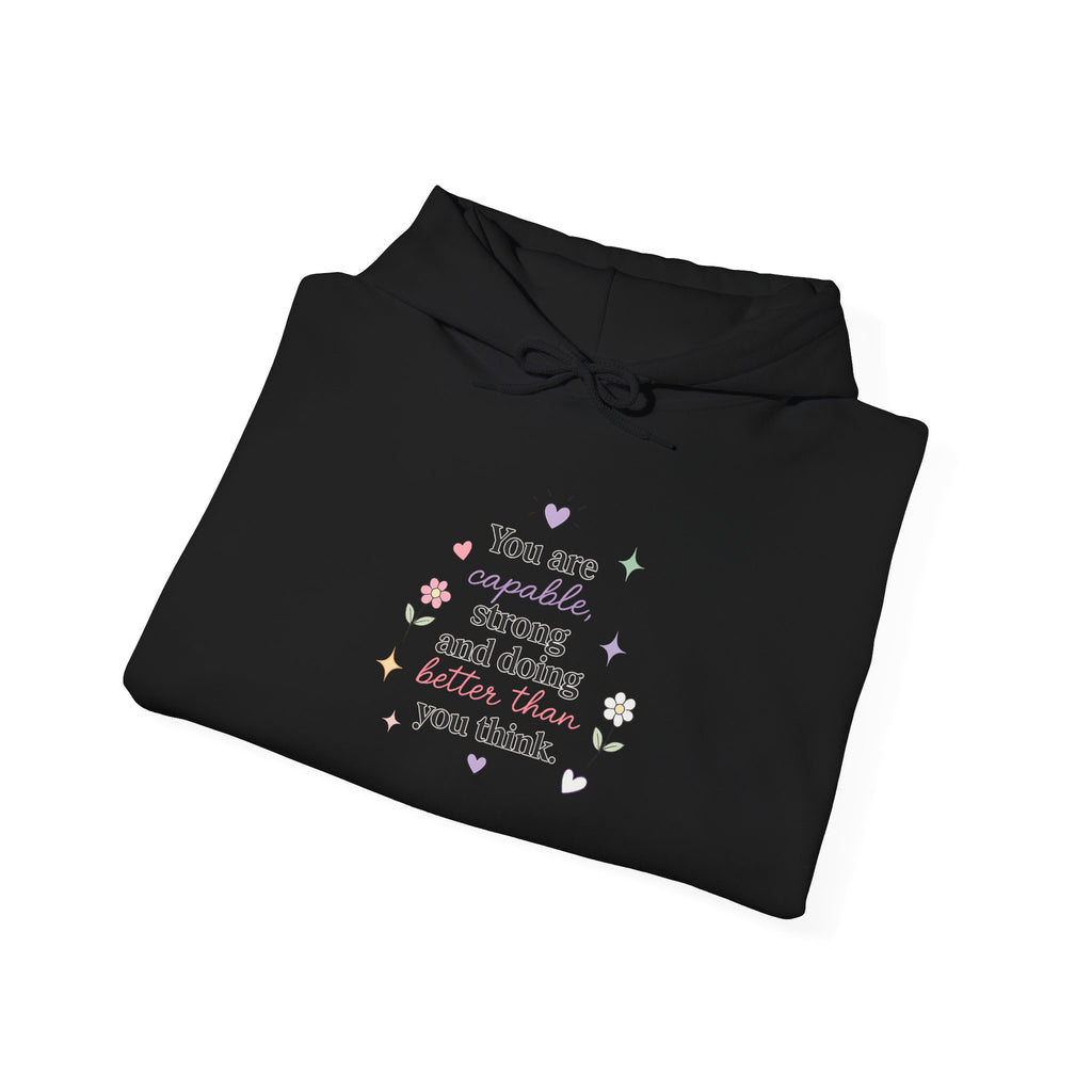 Hoodie – "Be Kind to Yourself" Pastel Comfort Sweatshirt