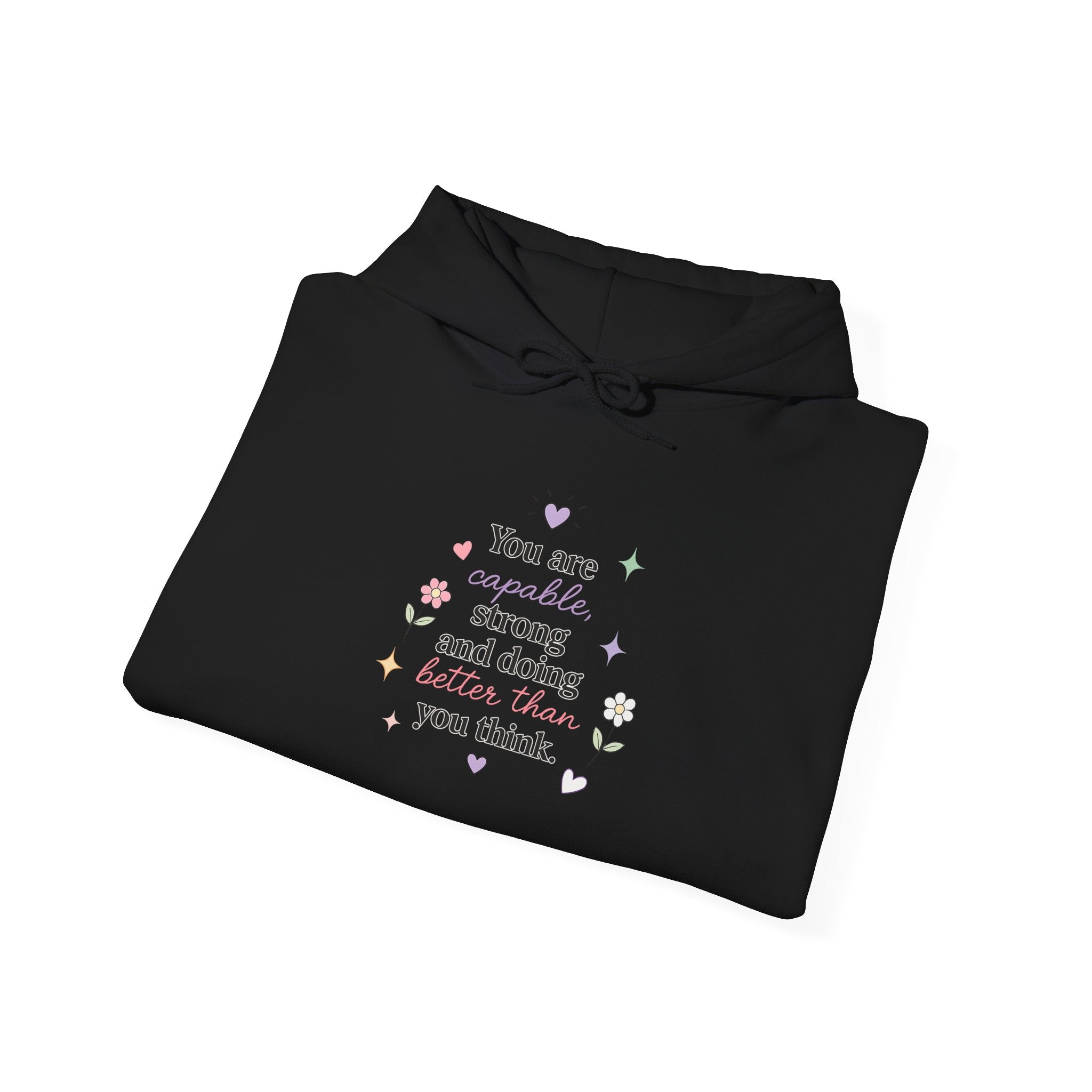 Hoodie – "Be Kind to Yourself" Pastel Comfort Sweatshirt