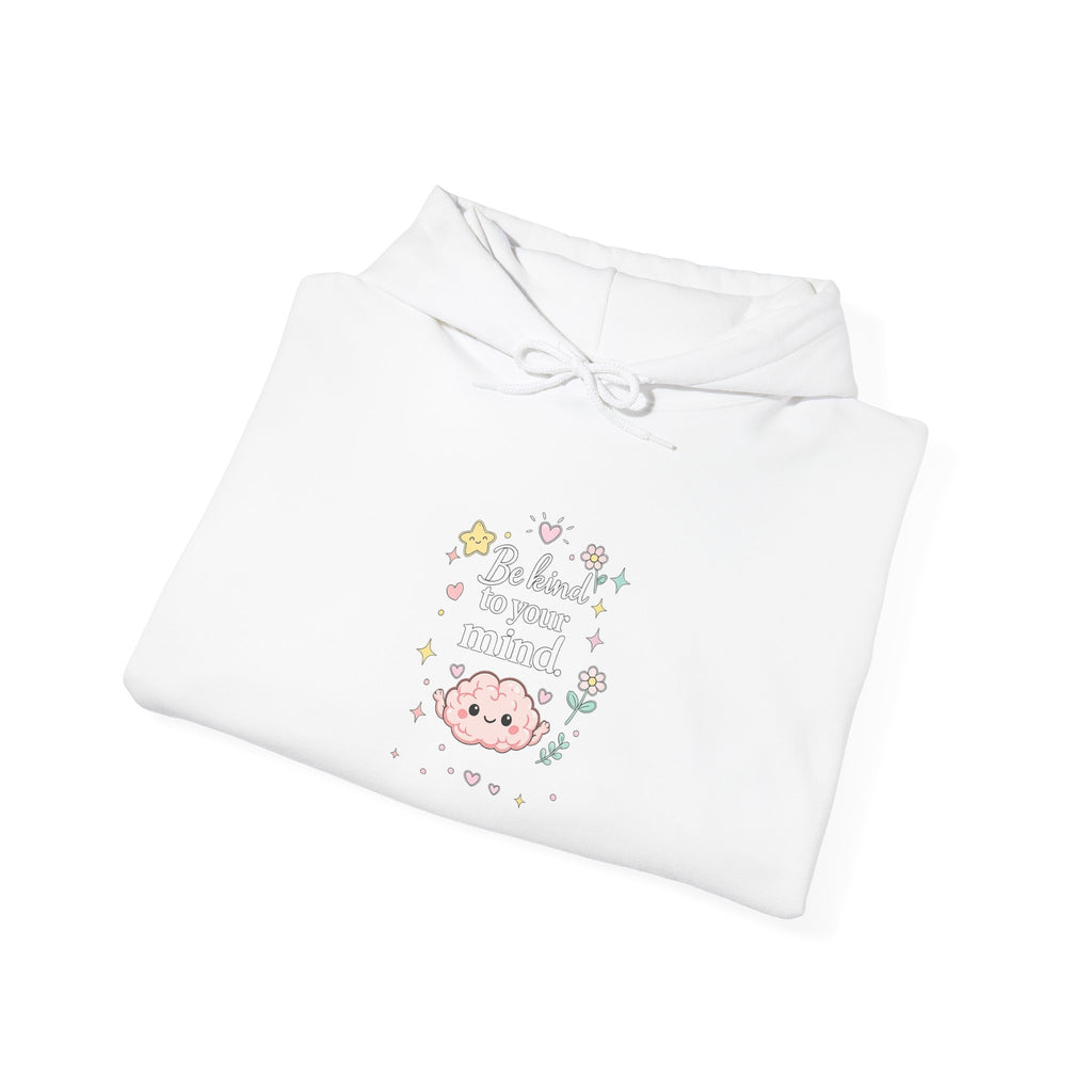 Hoodie – "Be Kind to Yourself" Pastel Comfort Sweatshirt