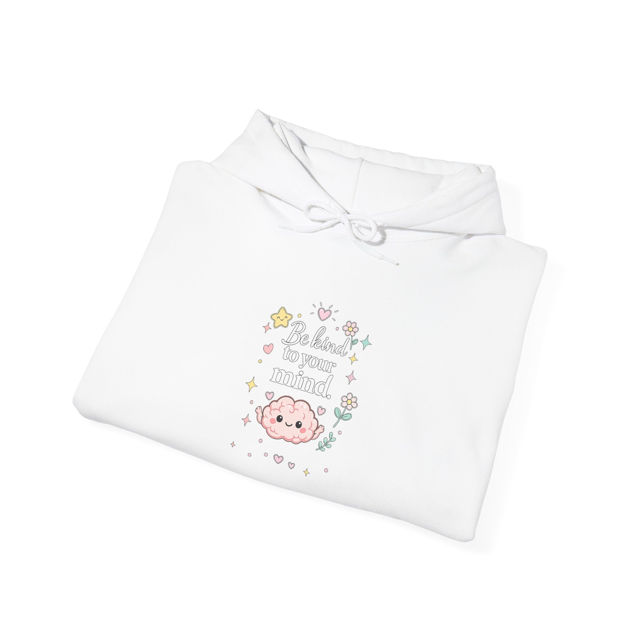 Hoodie – "Be Kind to Yourself" Pastel Comfort Sweatshirt