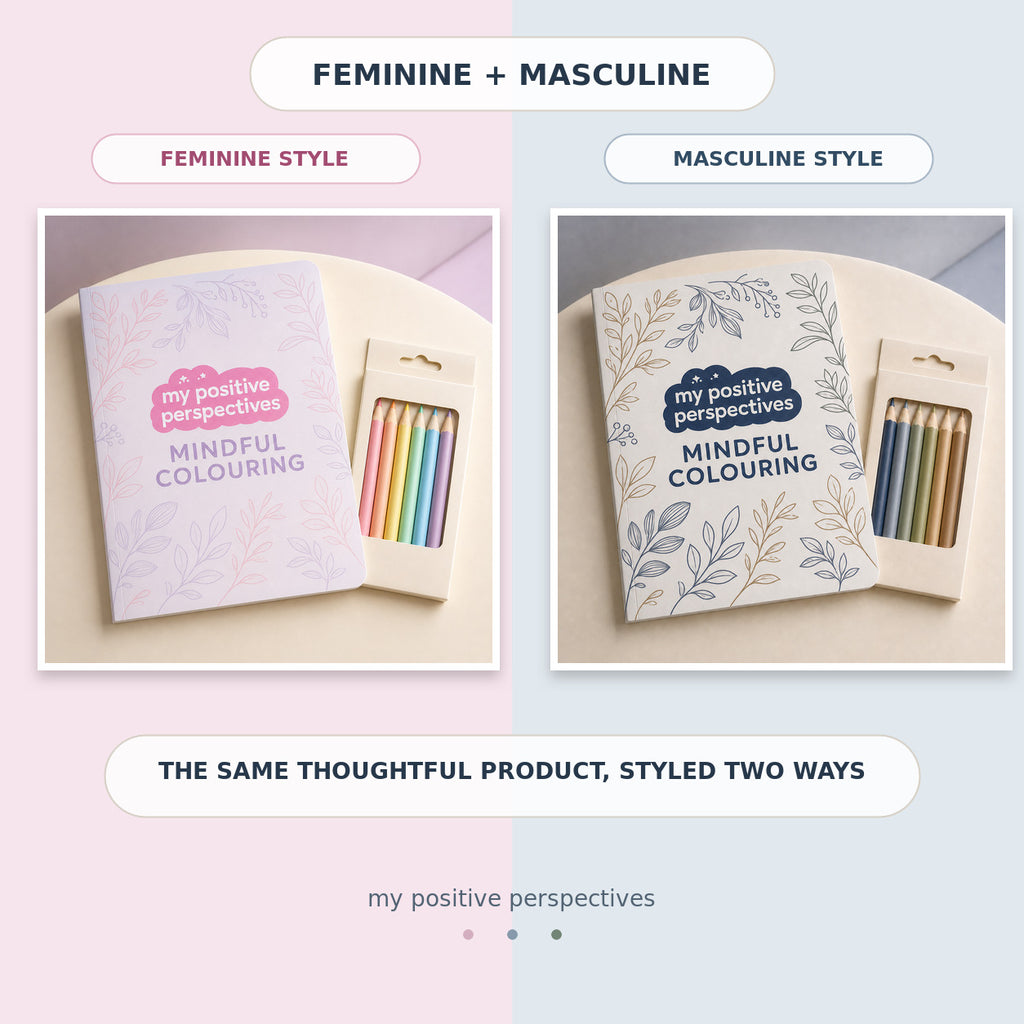 Mindful Colouring Book & Pencil Pack
