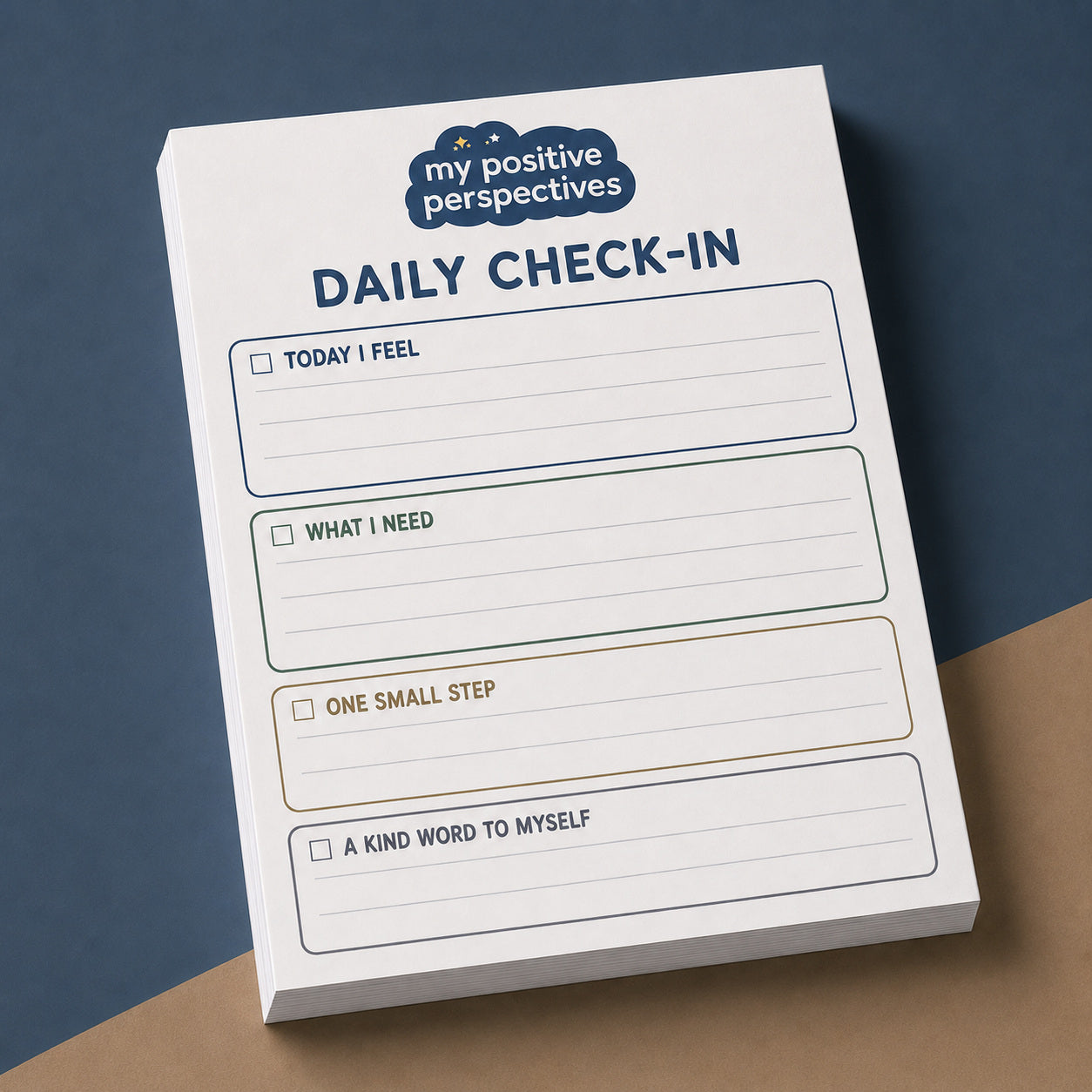 Daily Check-In Notepad