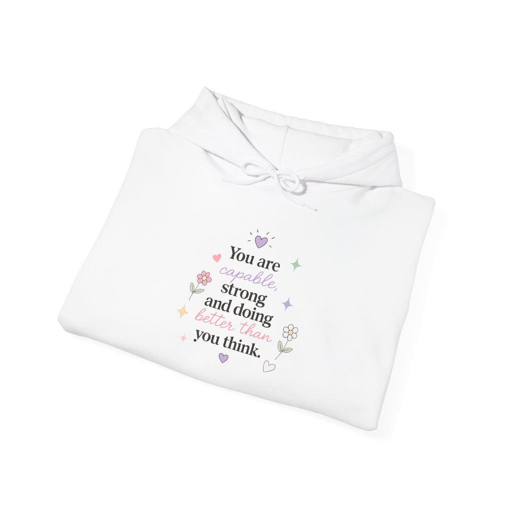 Hoodie – "Be Kind to Yourself" Pastel Comfort Sweatshirt