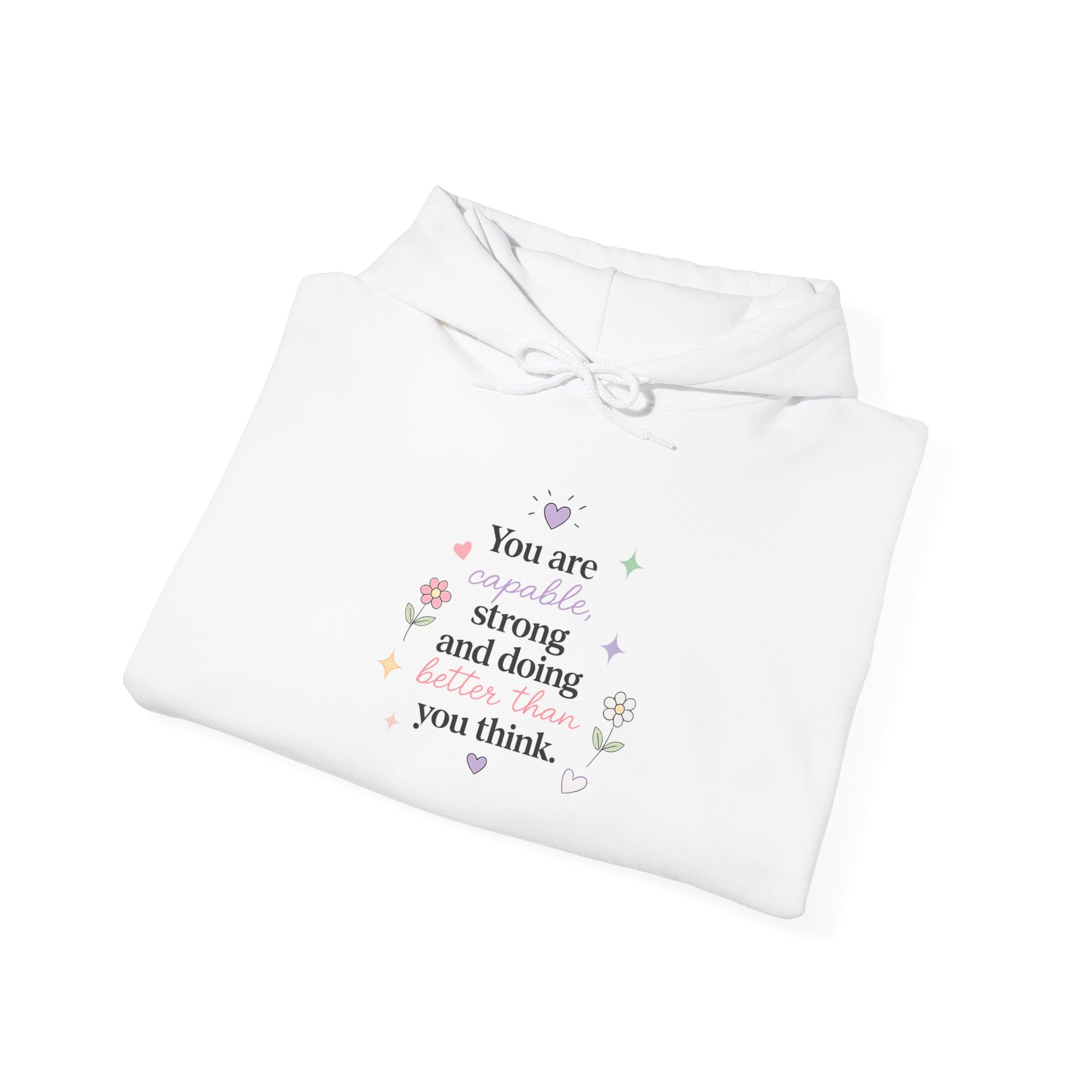 Hoodie – "Be Kind to Yourself" Pastel Comfort Sweatshirt