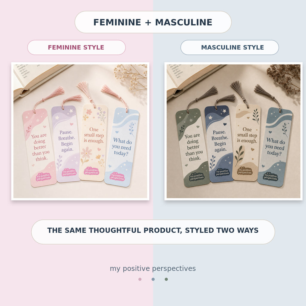 Everyday Wellbeing Bookmarks – Set of 4