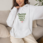 Hoodie – "Be Kind to Yourself" Pastel Comfort Sweatshirt – view 20