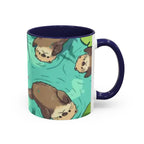 Cute Otter Pattern Coffee Mug – Aqua Accent 11/15oz – view 6