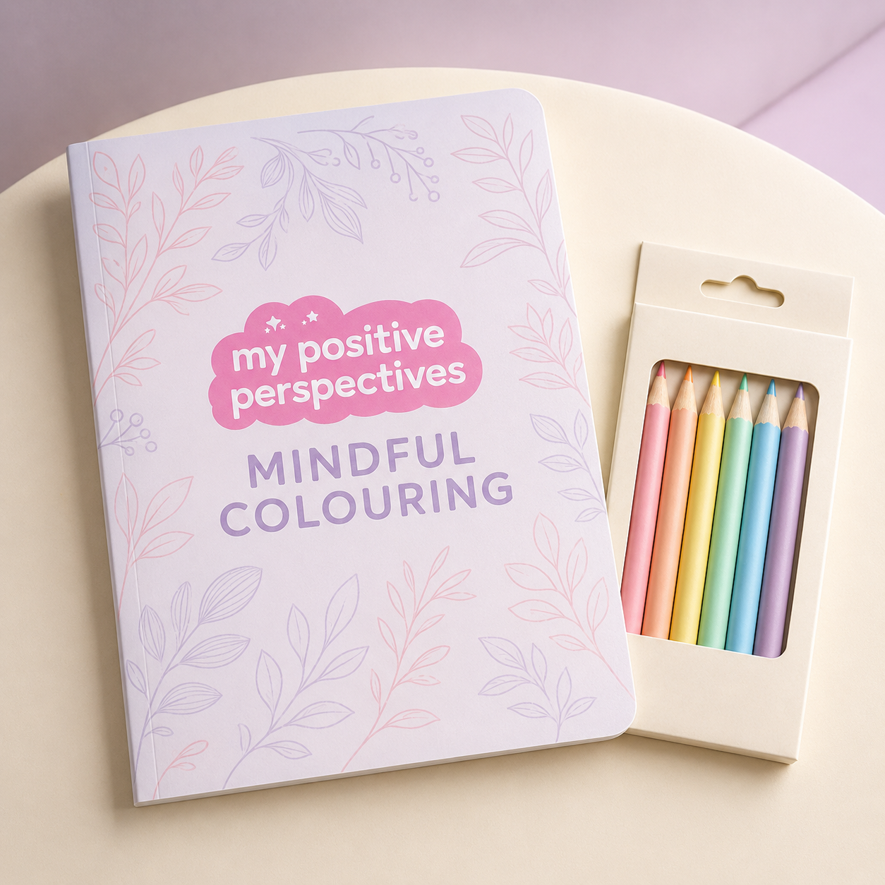 Mindful Colouring Book & Pencil Pack