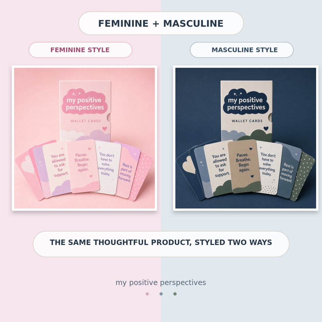 Positive Perspectives Wallet Cards – Pocket Support Set