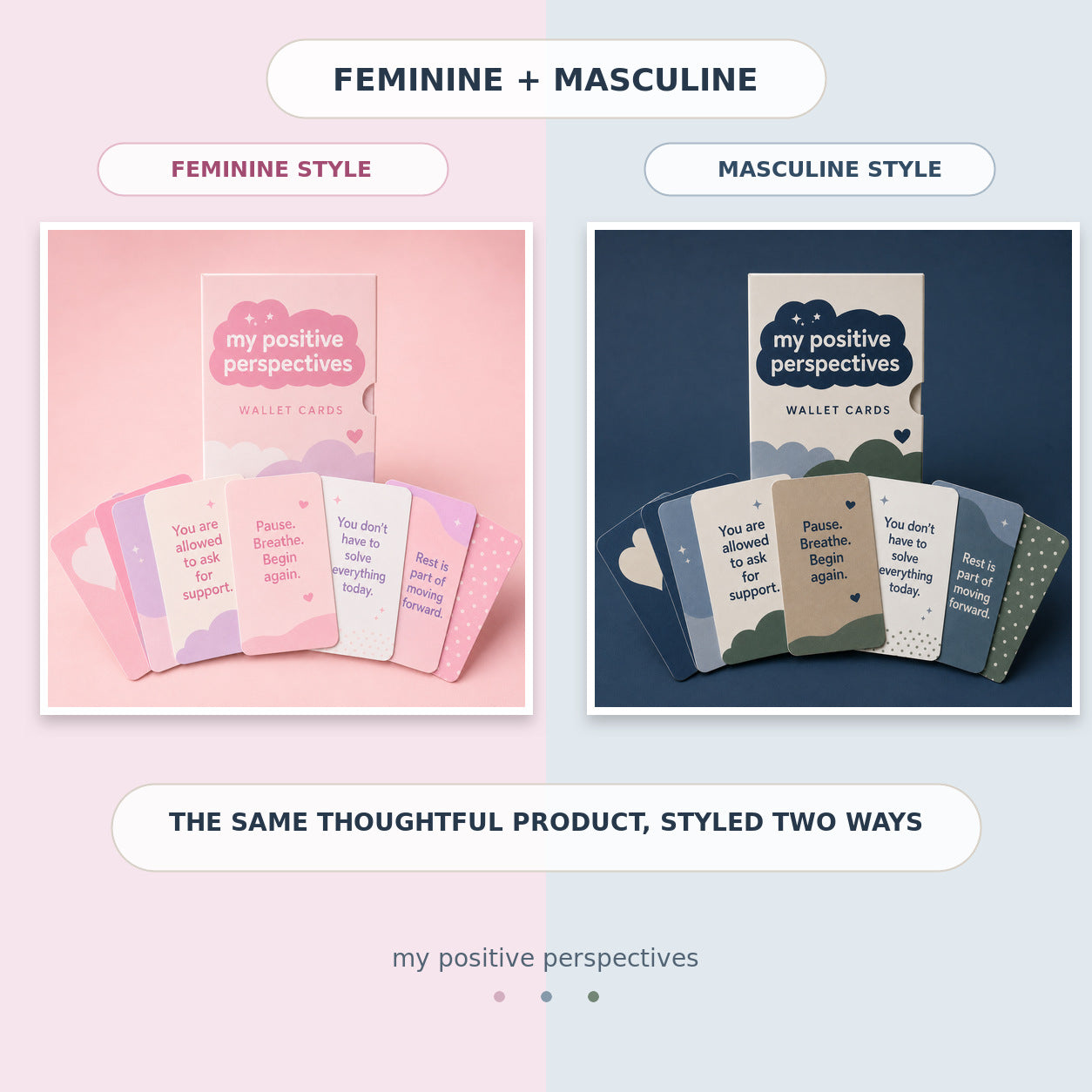 Positive Perspectives Wallet Cards – Pocket Support Set