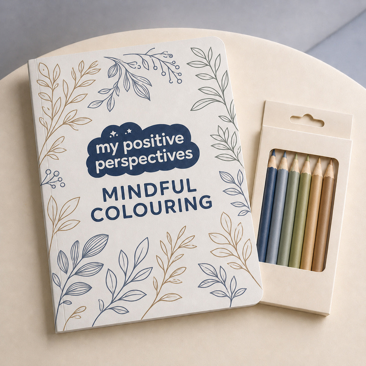 Mindful Colouring Book & Pencil Pack