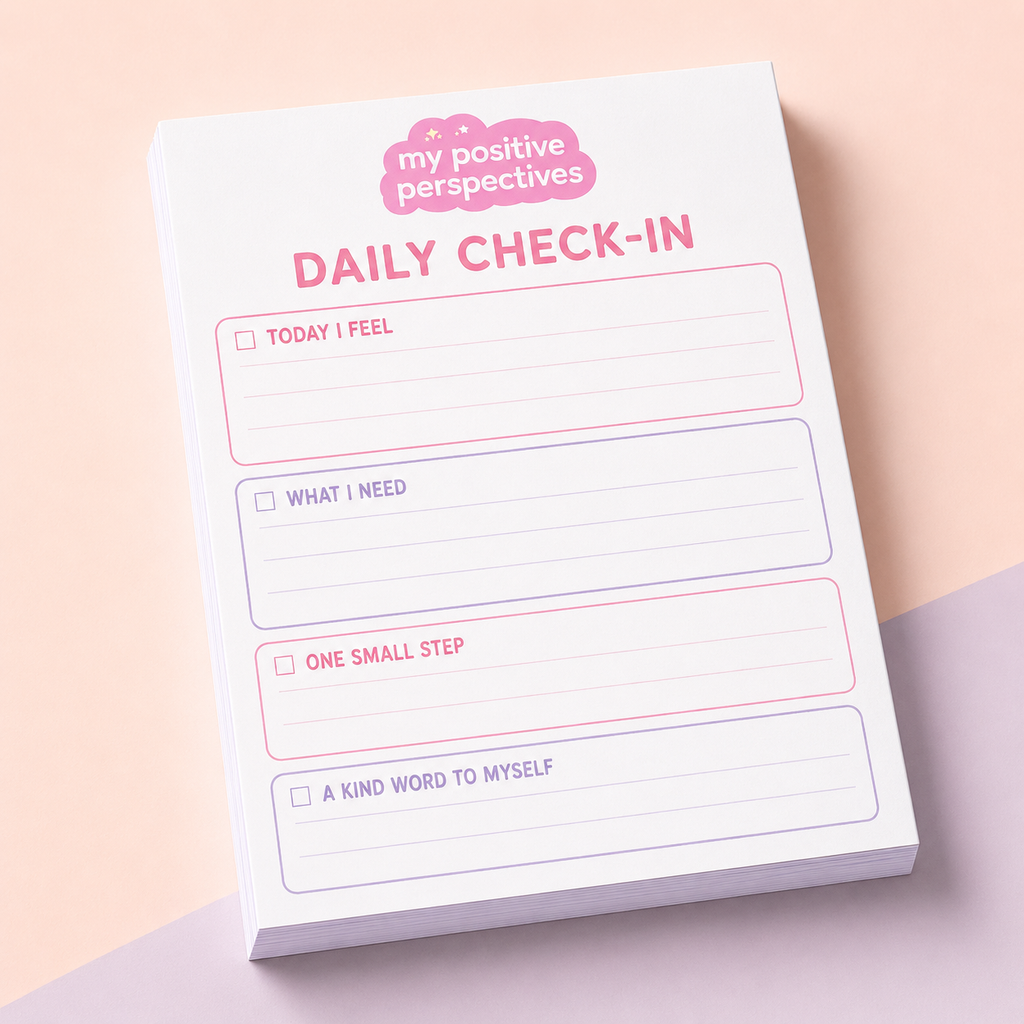 Daily Check-In Notepad
