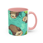 Cute Otter Pattern Coffee Mug – Aqua Accent 11/15oz – view 10